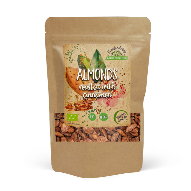 Mandler Ristede med Kanel ØKO 250g