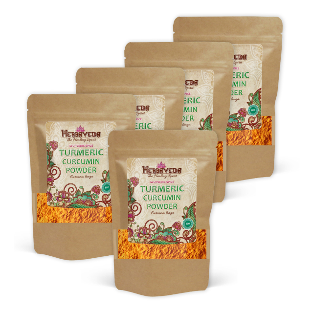 Gurkemeie Curcumin ØKO 500g x 5 pakker