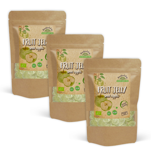 Fruktgelé Sur eple ØKO 100g x 3 pakker