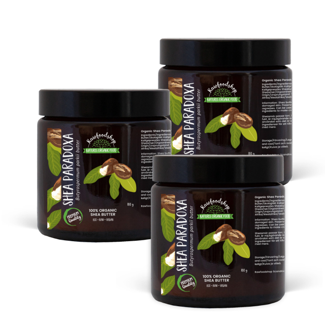 Sheasmør Paradoxa ØKO 100g x 3 bokser