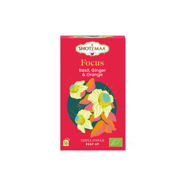 Basilikum, Ingefær & Appelsin Infusjon ØKO 16 x 2g