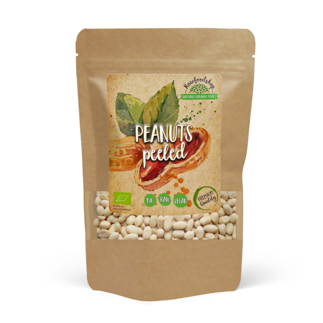 Peanøtter Premium Skrelt RAW ØKO 500g