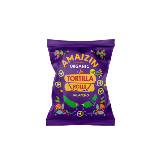 Tortilla Rolls Jalapeño ØKO 100g