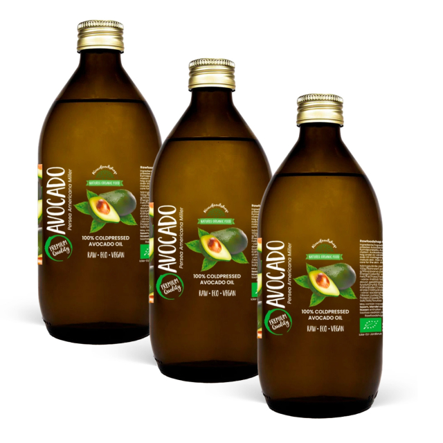 Avokadoolje ØKO 50 ml x 3 flasker