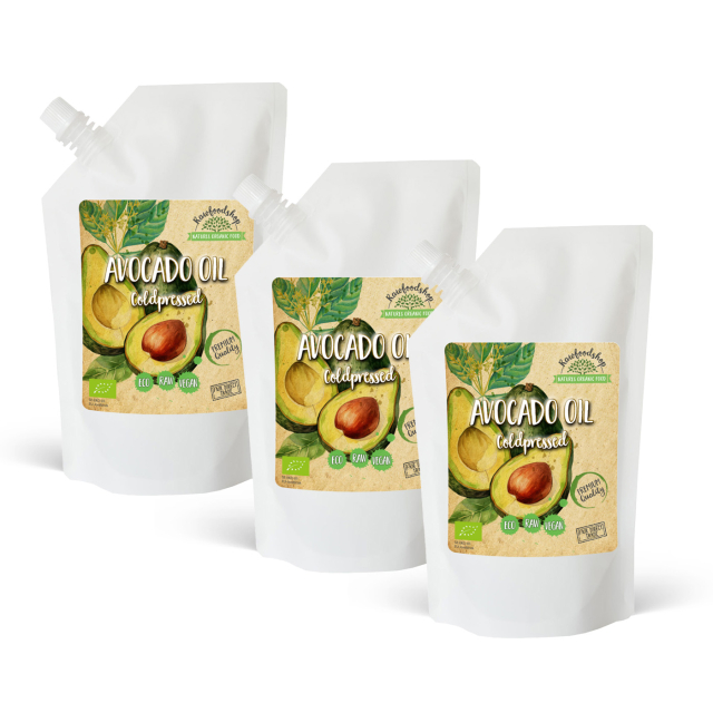 Avokadoolje ØKO 500 ml x 3 pakker