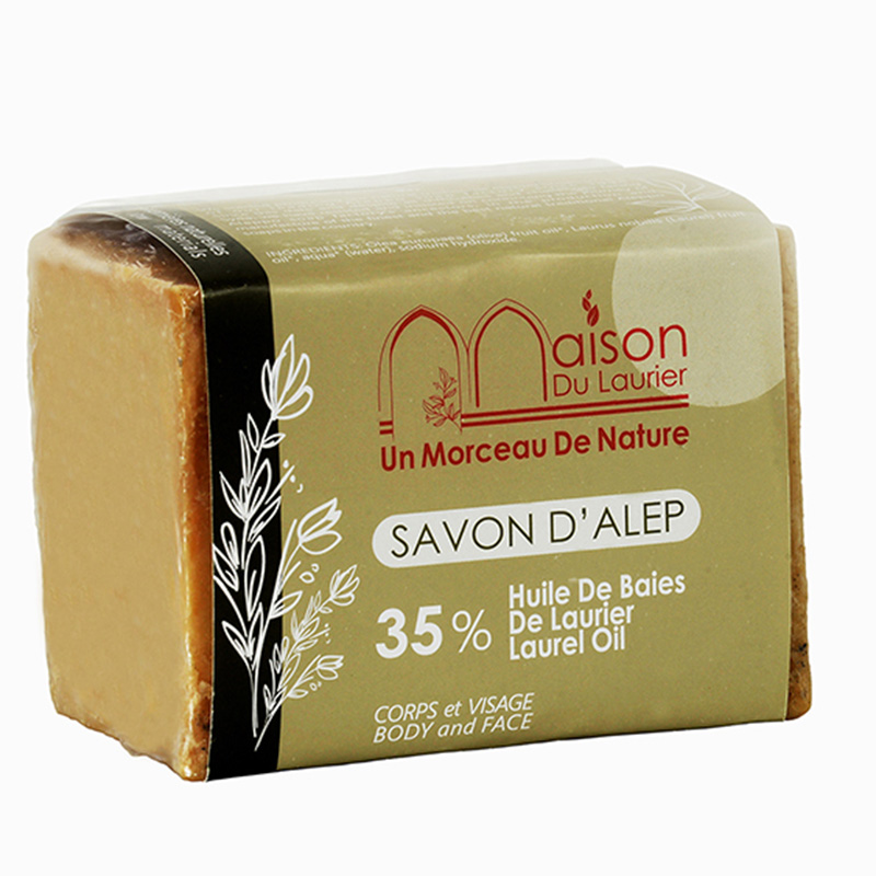 Aleppo såpe Lagerbærolje 35% 200g