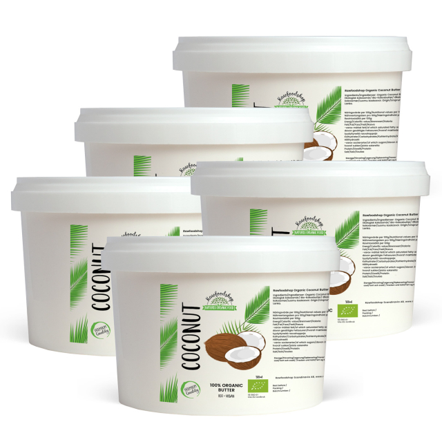 Kokosnøttsmør ØKO 500ml x 5 bokser