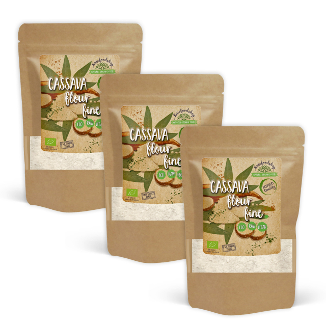 Cassavamel Finmalt ØKO 500g x 3 pakker