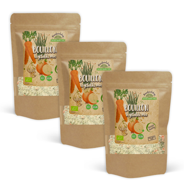 Grønnsaksbuljong Sukker- og Gjærfri ØKO 220g x 3 pakker