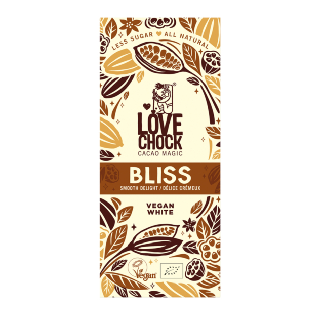 Bliss Vegan Hvit Sjokolade ØKO 70g