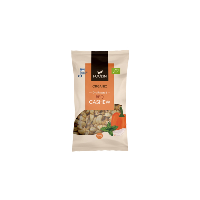 Cashewnøtter BBQ ØKO 120g