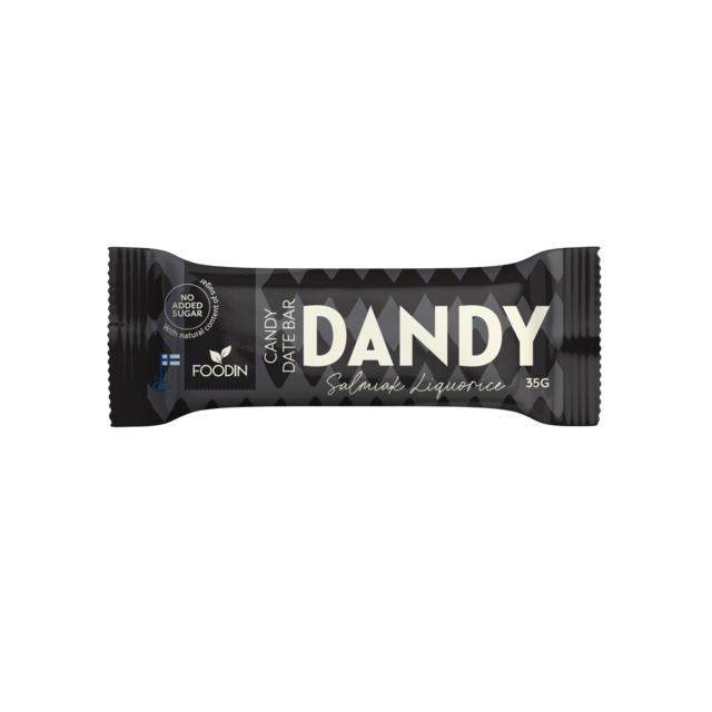 Dandy Daddelbar Salmiakklakris 35g