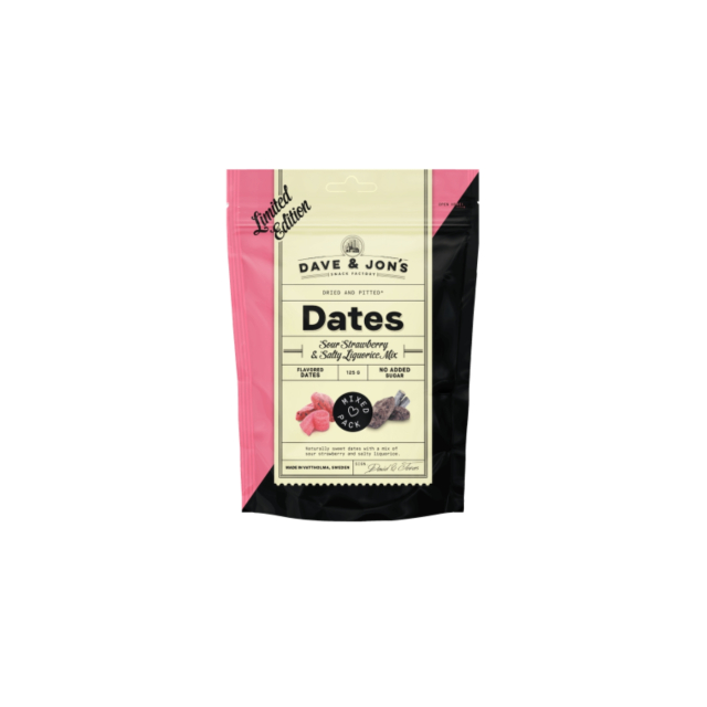 Dadler Sour Strawberry-Salty Liquorice Mix 125g