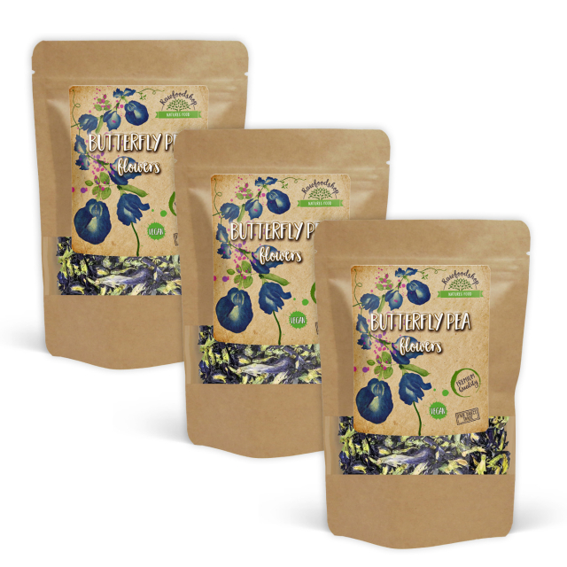 Butterfly Pea Flowers 125g x 3 pakker