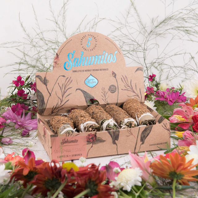 Sahumitos Smudege Sticks Myrra & Palo Santo 5 stk