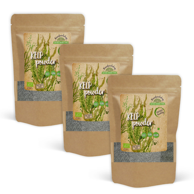 Kelp Pulver ØKO 125g x 3 pakker