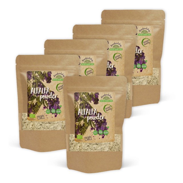 Alfalfa Pulver ØKO 125g x 5 pakker