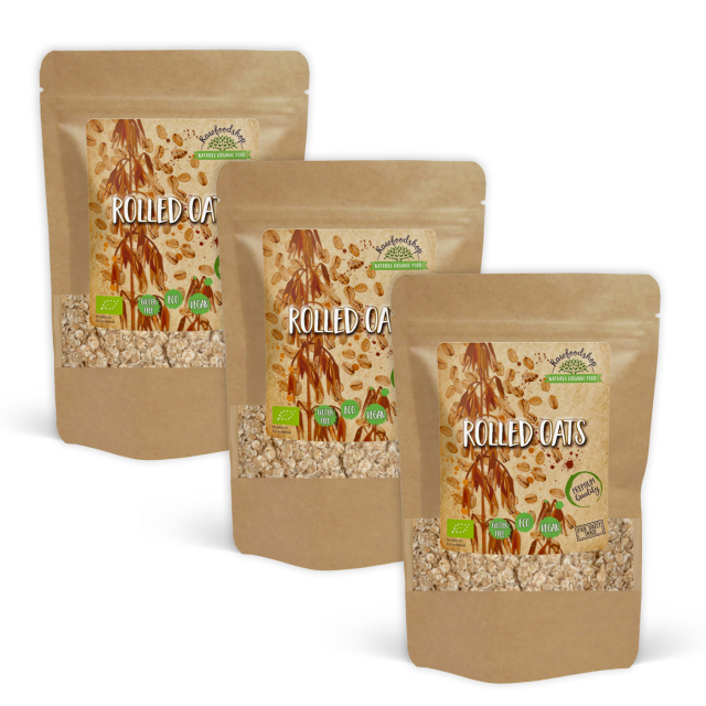 Havregryn Glutenfri ØKO 1kg x 3 pakker