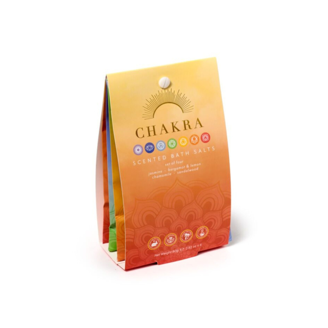 Chakra Badesalt 4 typer x 80g
