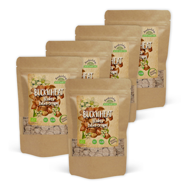 Bokhvete flakes Sprø ØKO 200g x 5 pakker
