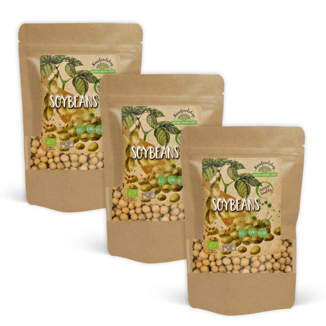 Soyabønner ØKO 500g x 3 pakker