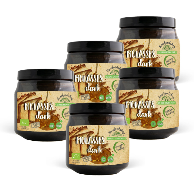 Melasse Mørk ØKO 500ml x 5 pakker
