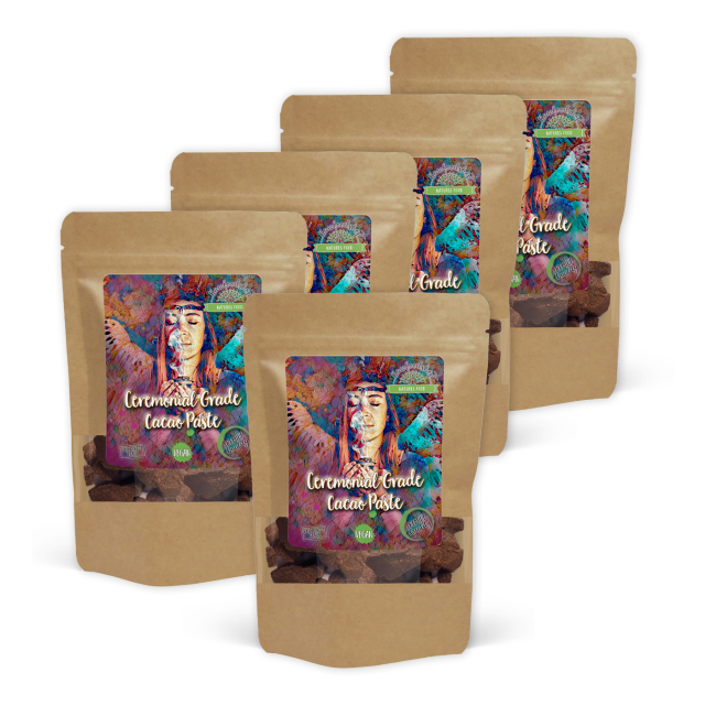 Ceremonial Grade Kakaomassa 200g x 5 pakker