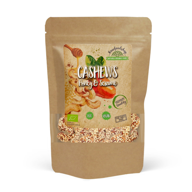 Cashewnøtter Honning & Sesam ØKO 200g