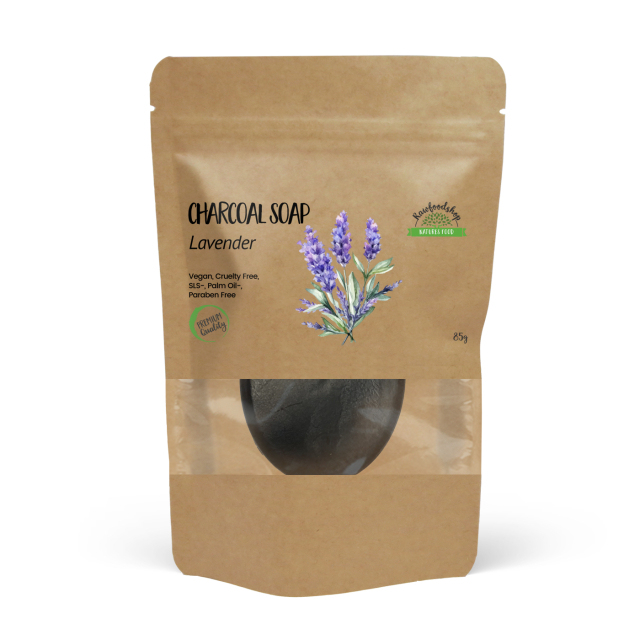 Lavendel Såpe Aktivt Kull 85g