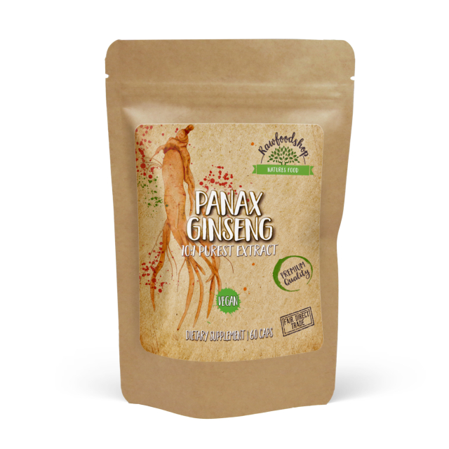 Panax Ginseng Extract 500mg 60 kapsler