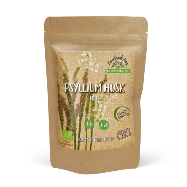 Psyllium ØKO 500 mg 60 kapsler