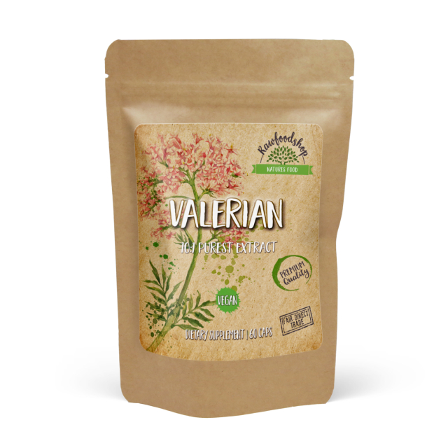 Valerian Extract 500mg 60 kapsler