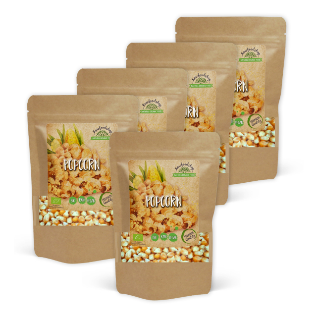 Popcorn ØKO 500g x 5 pakker