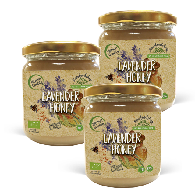Lavendelhonning ØKO 500g x 3 bokser