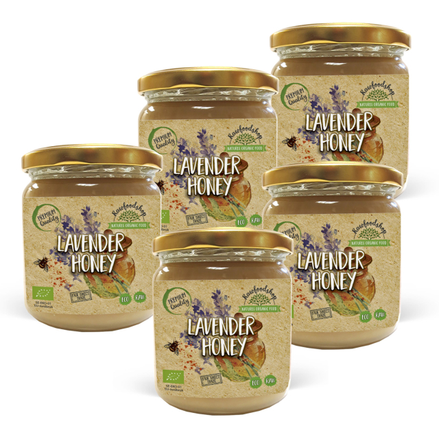 Lavendelhonning ØKO 500g x 5 bokser