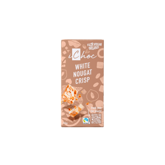 White Nougat Crisp ØKO 80g
