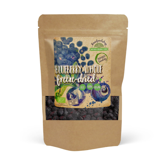 Blåbær Frysetørkede Hele ØKO 50g