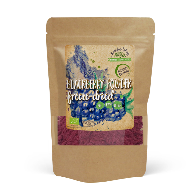 Bjørnebærpulver Frysetørket ØKO 100g