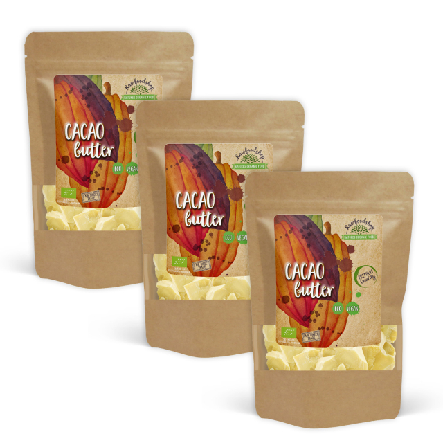 Kakaosmør ØKO 500g x 3 pakker