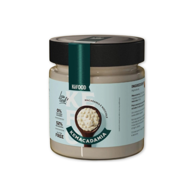 Macadamia- & Hasselnøttkrem Keto 250g