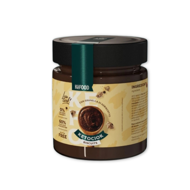 Hasselnøtt- & Kakaokrem Keto 250g