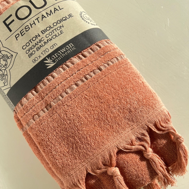 Fouta Amber i Økologisk Bomull 90x170cm