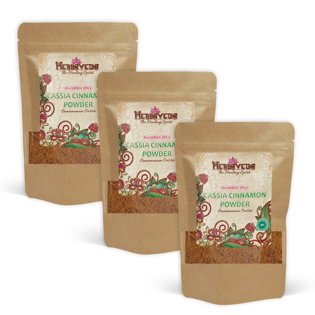 Kanelpulver Kassia ØKO 100g x 3 pakker