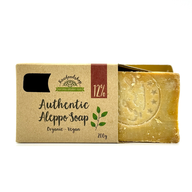 Aleppo-såpe Laurbærolje 12% ØKO 200g