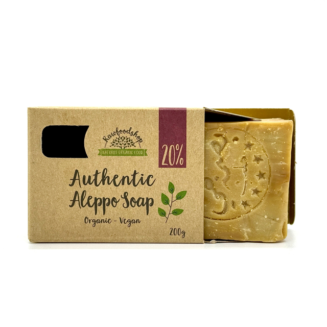 Aleppo-såpe Laurbærolje 20% ØKO 200g