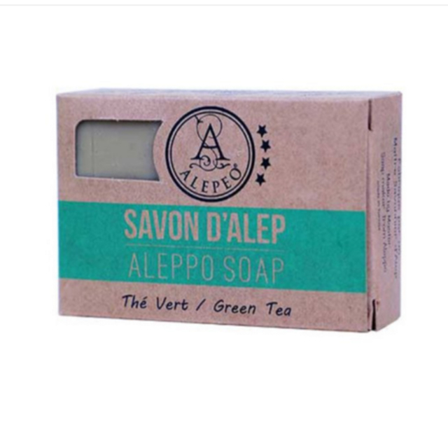 Alepposåpe Laurbærolje Grønn te 100 g