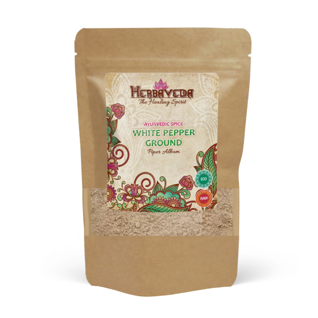 Hvit pepper Mal ØKO 50g