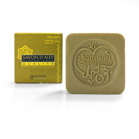 Aleppotvål Lagerviareolje 20% Kvalitet 100g