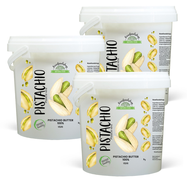 Pistasjsmør 1kg x 3 bokser