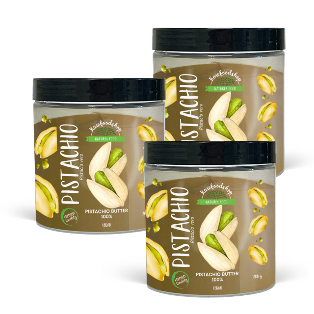 Pistasjsmør 200g x 3 bokser